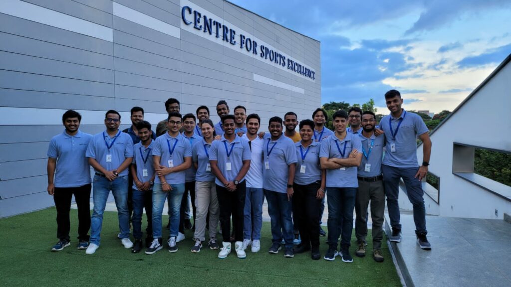 AISTS students at Centre for Sports Excellence